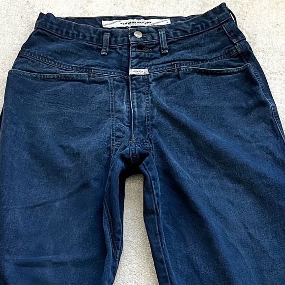 Marithe Francois Girbaud Vintage Dark Wash Jeans Size 33 80s/90s Loose Slouchy - Picture 4 of 12